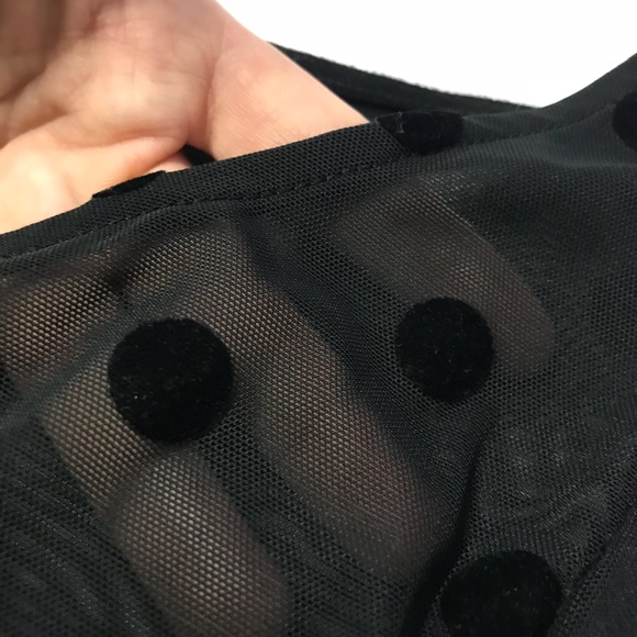 🎉 HP! 🎉 [H&M] Polkadot Mesh Cutout Dress - Picture 7 of 7